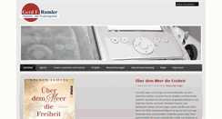 Desktop Screenshot of agentur-rumler.de