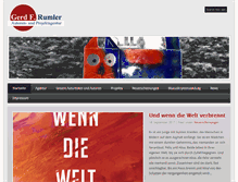 Tablet Screenshot of agentur-rumler.de